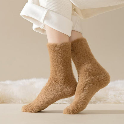 Chaussettes de nuit unies au style polyvalent (3 paires) - image 4