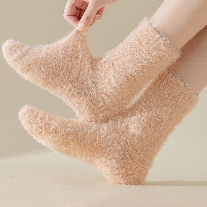 Chaussettes de nuit unies au style polyvalent (3 paires) - image 9