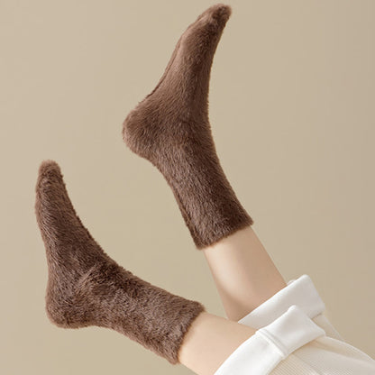 Chaussettes de nuit unies au style polyvalent (3 paires) - image 6