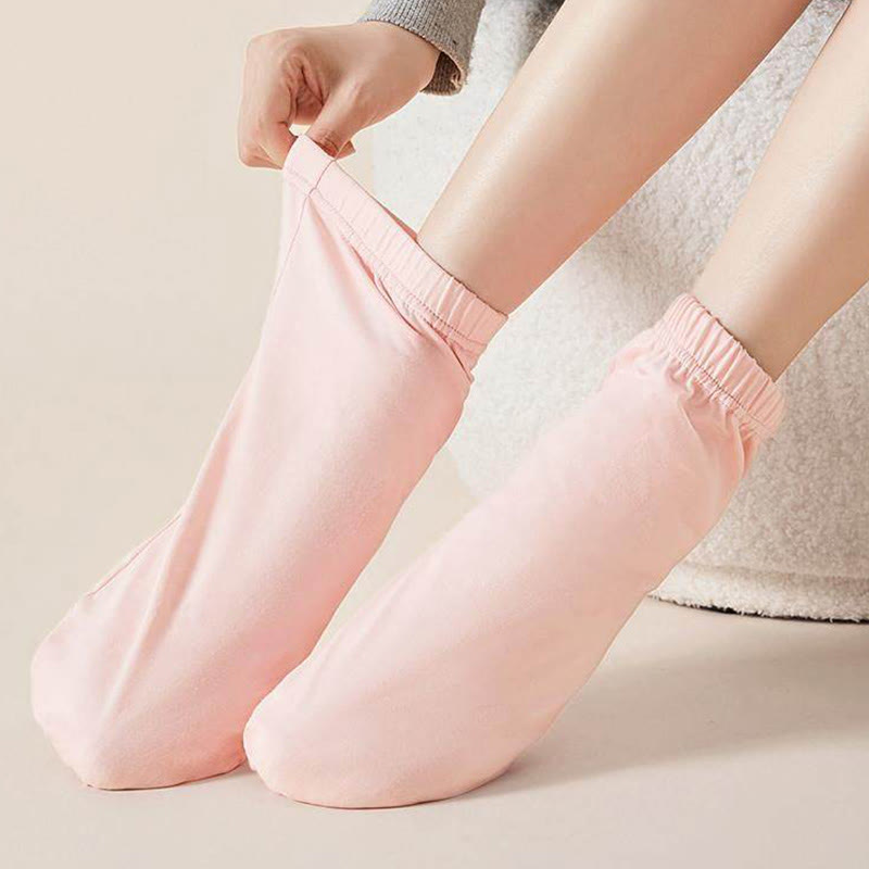 Chaussettes de nuit antibactériennes douces (2 paires) - image 1