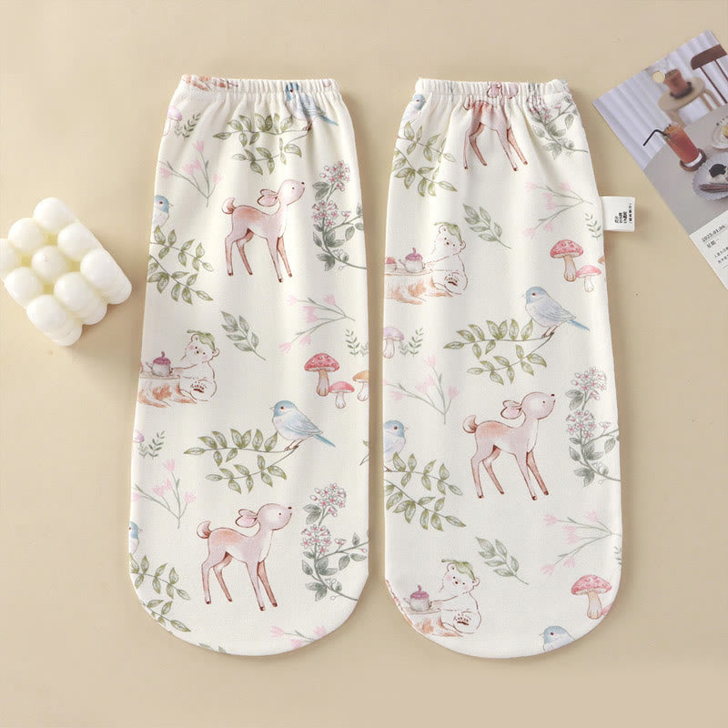 Chaussettes de nuit en coton doux Cloud (2 paires) - Blanc - One Size - image 3