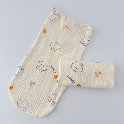 Chaussettes de nuit ajustables en coton doux pour la peau - Lapin - L - image 2