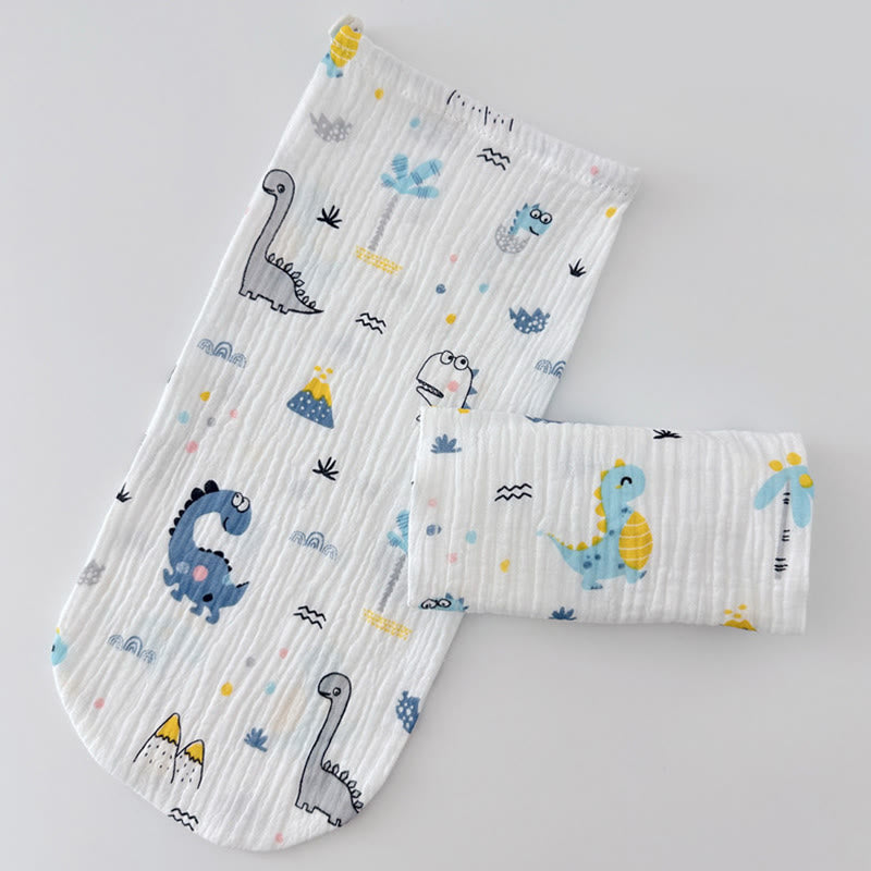 Chaussettes de nuit ajustables en coton doux pour la peau - Blanc - L - image 1