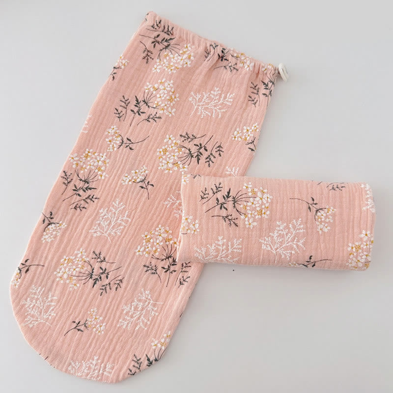 Chaussettes de nuit ajustables en coton doux pour la peau - Rose - L - image 5
