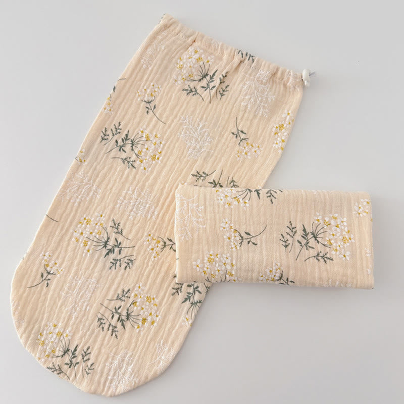 Chaussettes de nuit ajustables en coton doux pour la peau - Abricot - L - image 4