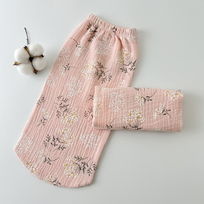 Chaussettes de nuit en coton doux et hypoallergénique - Rose - L - image 6