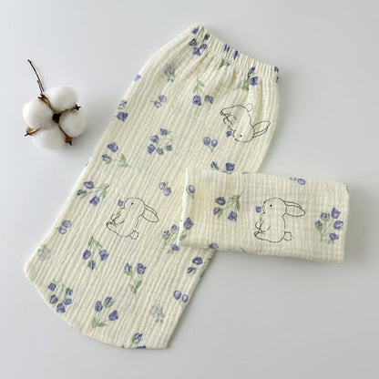 Chaussettes de nuit en coton doux et hypoallergénique - Beige - L - image 1