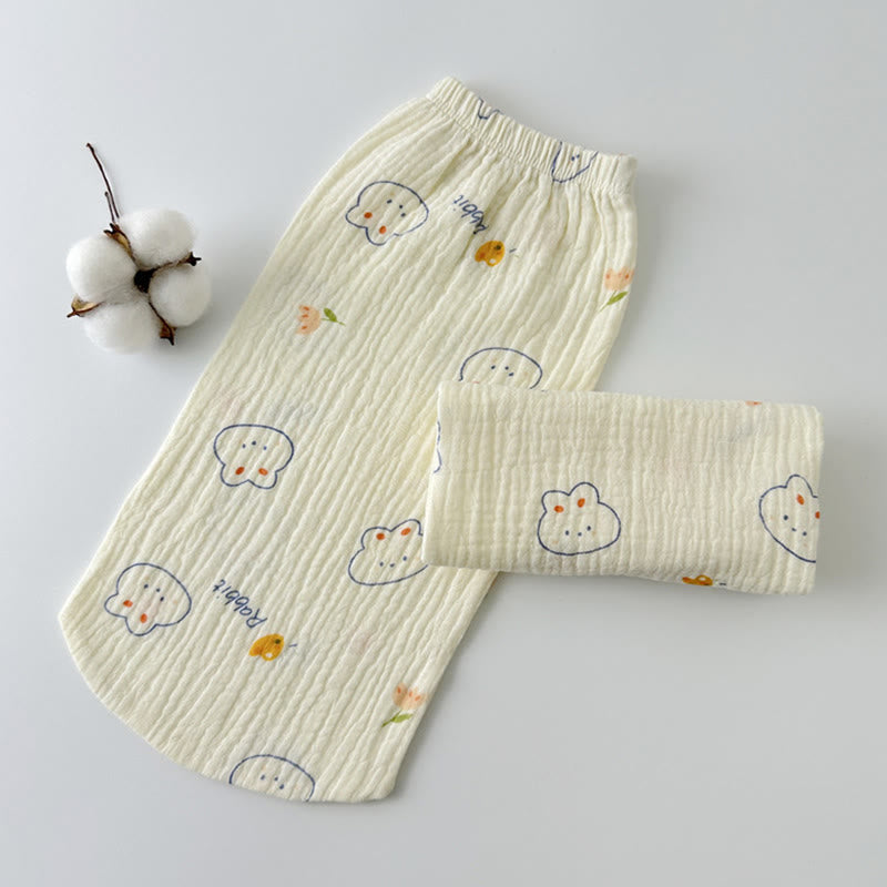 Chaussettes de nuit en coton doux et hypoallergénique - Lapin - L - image 3