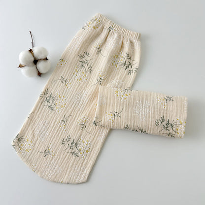 Chaussettes de nuit en coton doux et hypoallergénique - Abricot - L - image 5