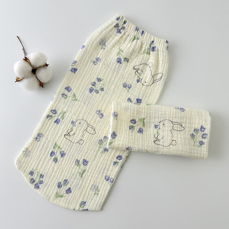 Chaussettes de nuit en coton doux et hypoallergénique - Beige - L - image 1