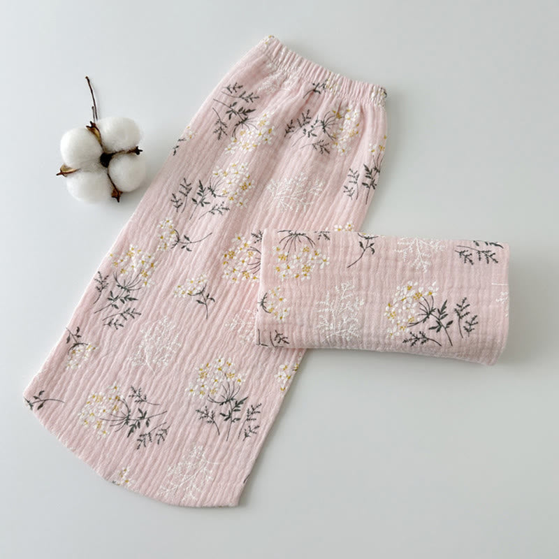 Chaussettes de nuit en coton doux et hypoallergénique - Rose clair - L - image 7