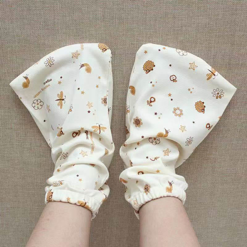 Chaussettes de nuit en coton à motifs d'animaux mignons - Escargot - EU38-44(US5-10) - image 2
