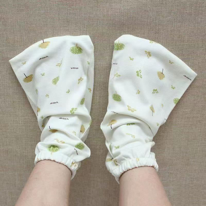 Chaussettes de nuit en coton à motifs d'animaux mignons - Papillon - EU38-44(US5-10) - image 1