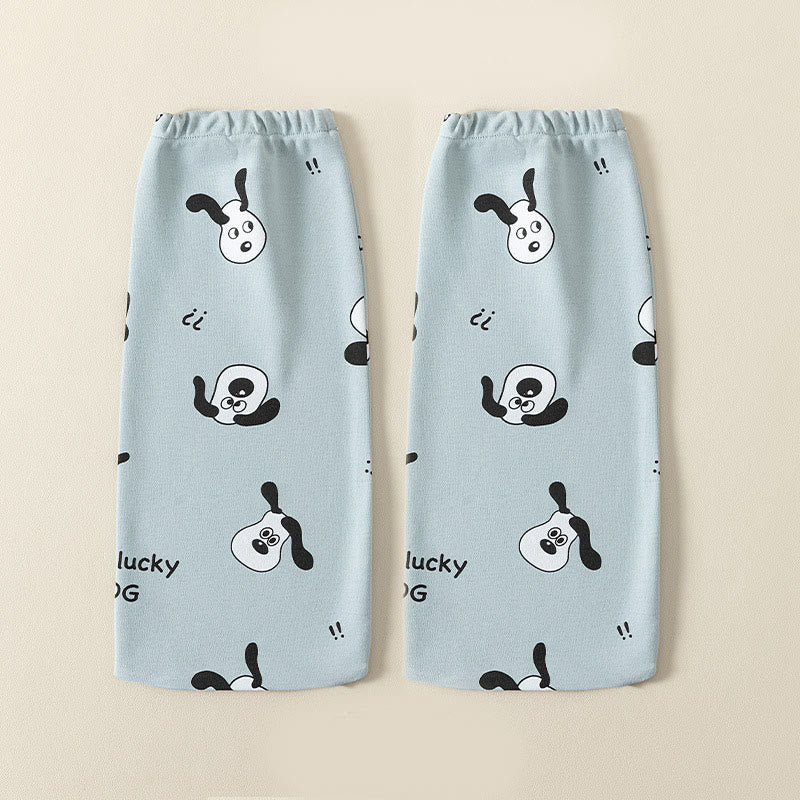 Chaussettes de nuit en coton doux pour toute la nuit - Bleu - UE36-39 (US3-6) - image 11