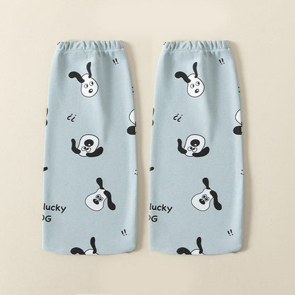 Chaussettes de nuit en coton doux pour toute la nuit - Bleu - UE36-39 (US3-6) - image 11