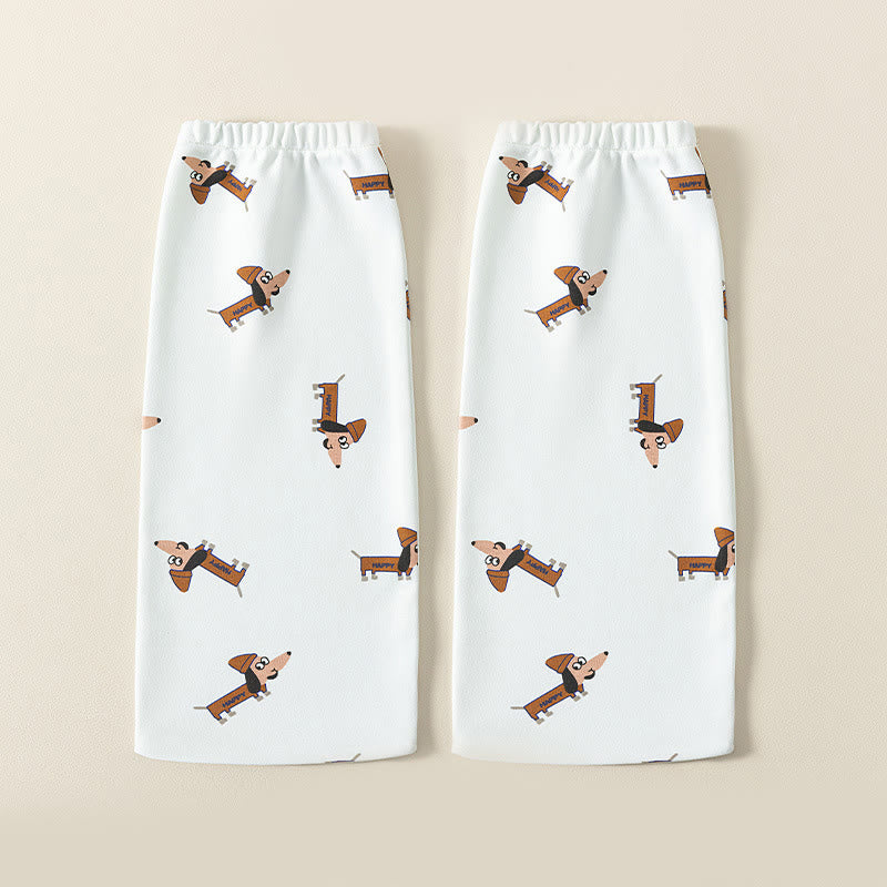 Chaussettes de nuit en coton doux pour toute la nuit - Blanc - UE36-39 (US3-6) - image 13