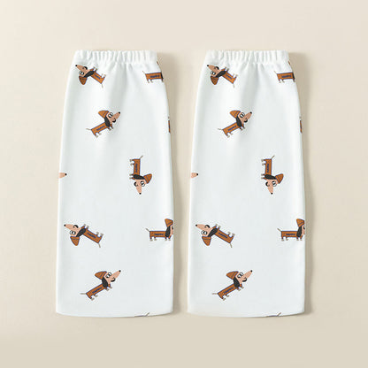 Chaussettes de nuit en coton doux pour toute la nuit - Blanc - UE36-39 (US3-6) - image 13