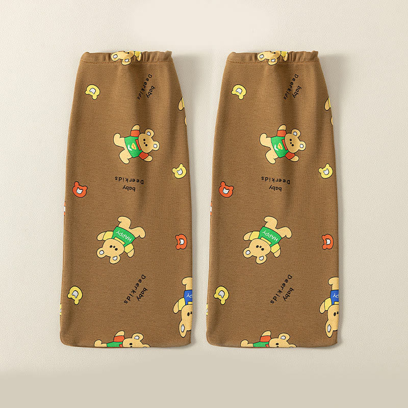 Chaussettes de nuit en coton doux pour toute la nuit - Brun - UE36-39 (US3-6) - image 14