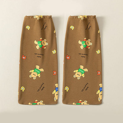 Chaussettes de nuit en coton doux pour toute la nuit - Brun - UE36-39 (US3-6) - image 14