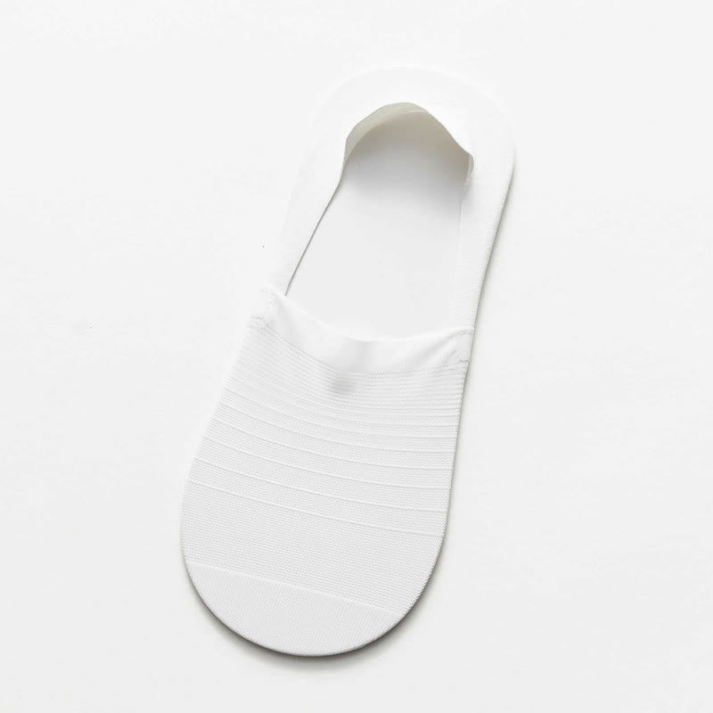 Chaussettes invisibles en soie glacée (5 paires) - Blanc - EU38-43 (US5-9) - image 14