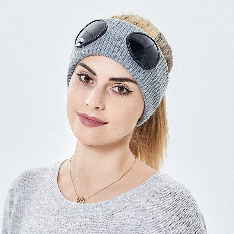 Bandeau uni avec lunettes - image 1