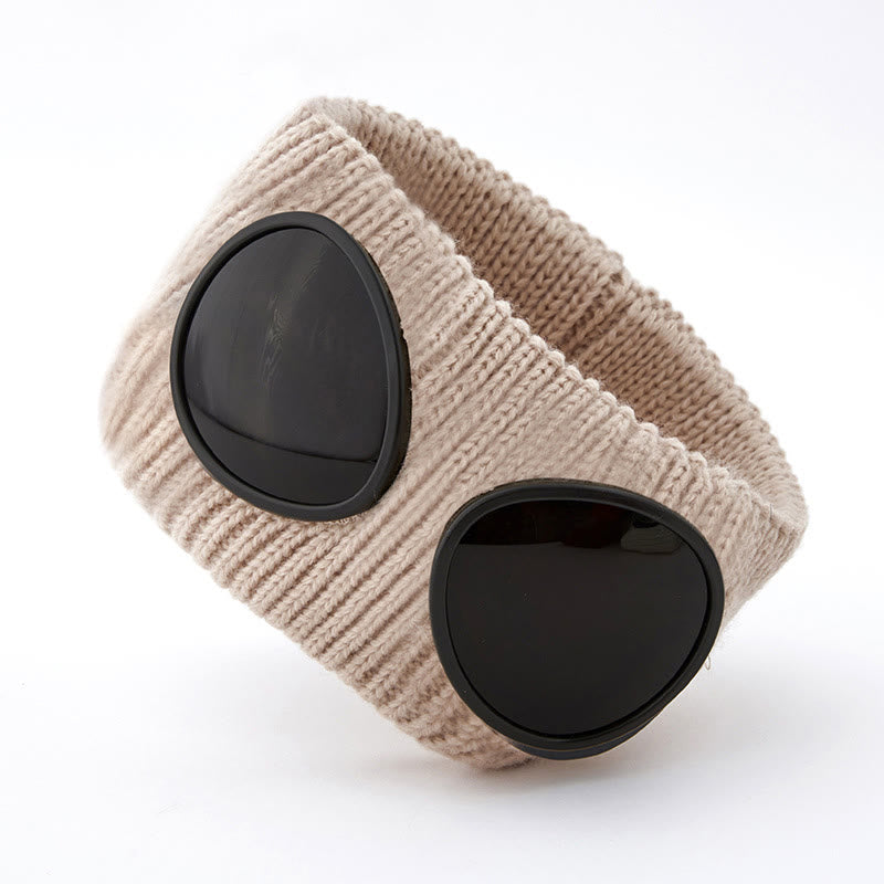 Bandeau uni avec lunettes - Abricot - One Size - image 9