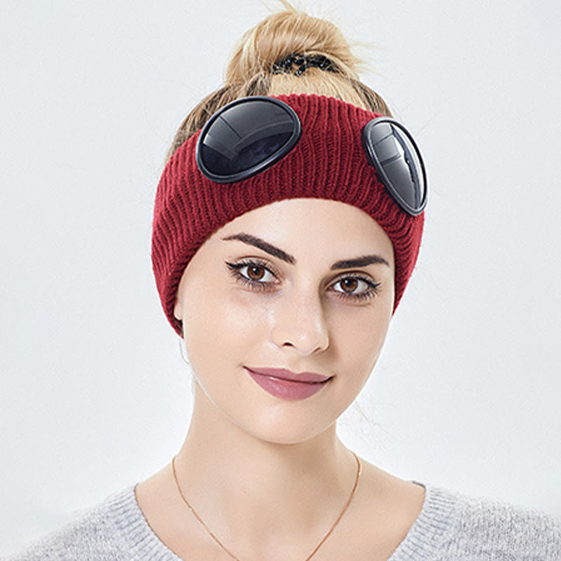 Bandeau uni avec lunettes - image 2