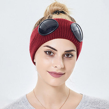 Bandeau uni avec lunettes - image 2