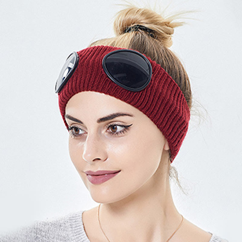 Bandeau uni avec lunettes - image 4