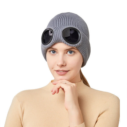 Bonnet chaud avec lunettes de protection - image 6