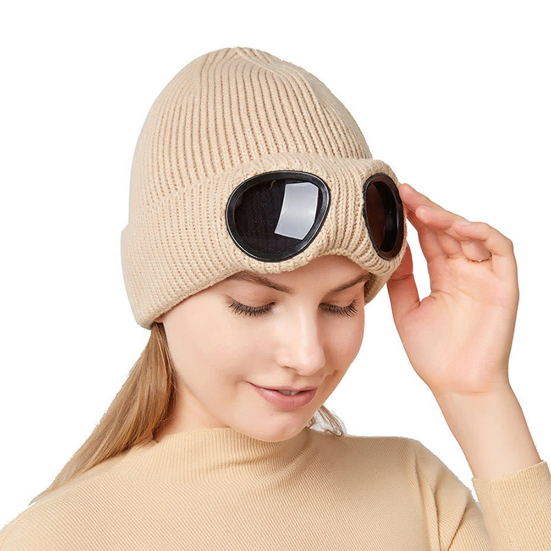 Bonnet chaud avec lunettes de protection - image 5