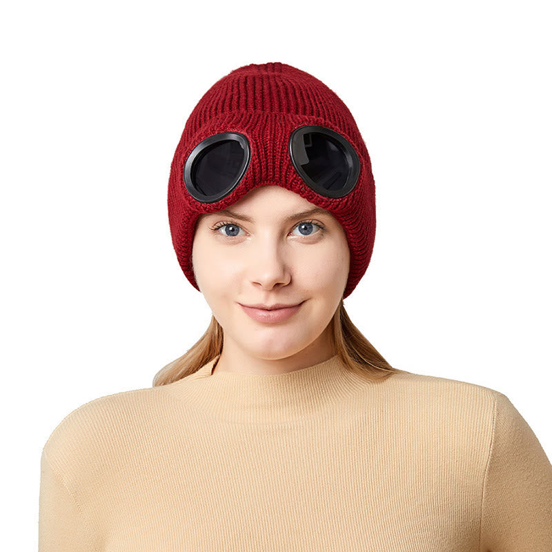 Bonnet chaud avec lunettes de protection - image 8