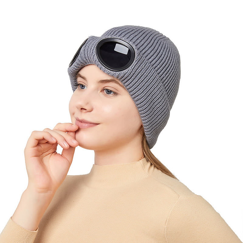 Bonnet chaud avec lunettes de protection - image 7