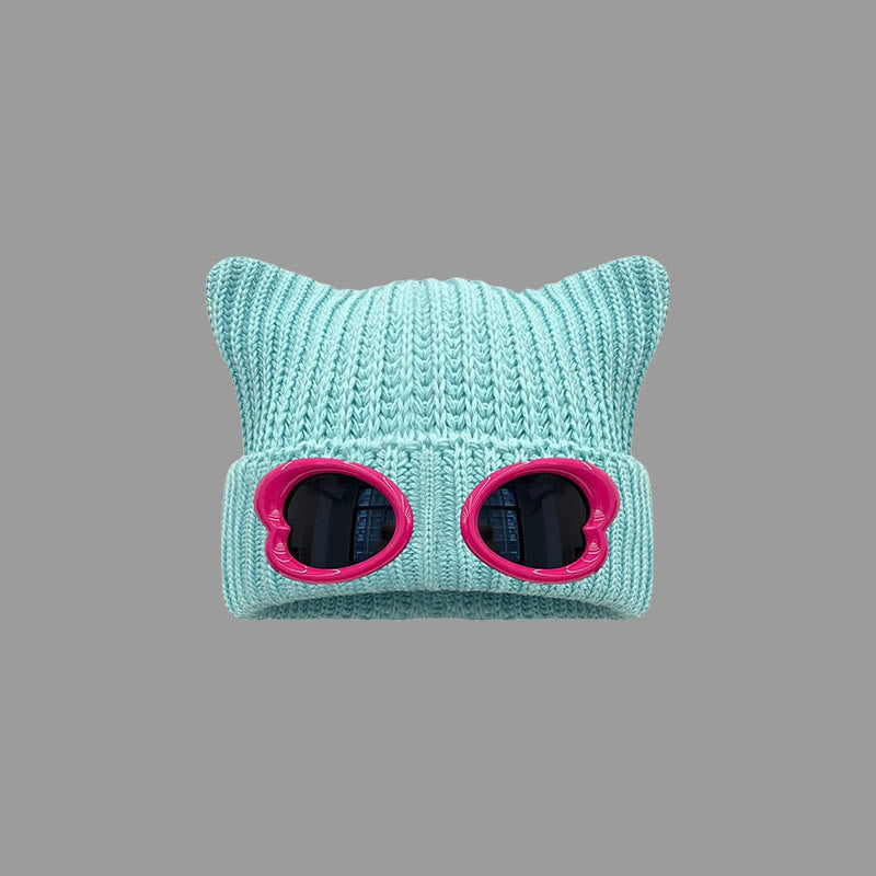 Bonnet à lunettes au design accrocheur - Lac Bleu - One Size - image 6