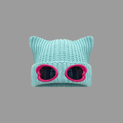 Bonnet à lunettes au design accrocheur - Lac Bleu - One Size - image 6