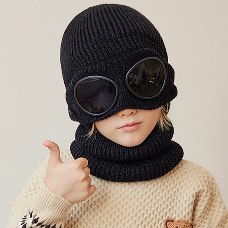Écharpe unisexe, bonnet et lunettes de protection - image 10