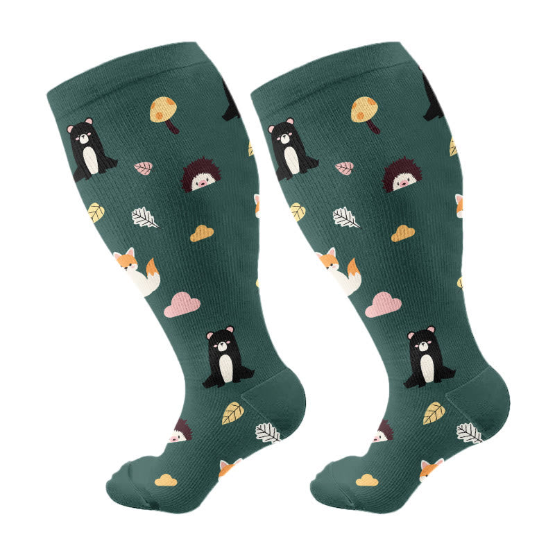 Chaussettes de compression pour chien paresseux grande taille (3 paires) - Vert (1 paire) - 4XL - image 5