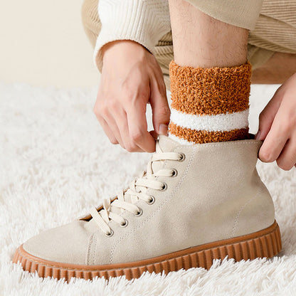 Chaussettes courtes à larges rayures douces (5 paires) - image 13