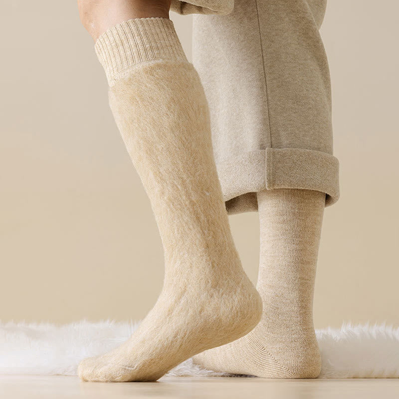 Chaussettes hautes chaudes en cachemire - image 2