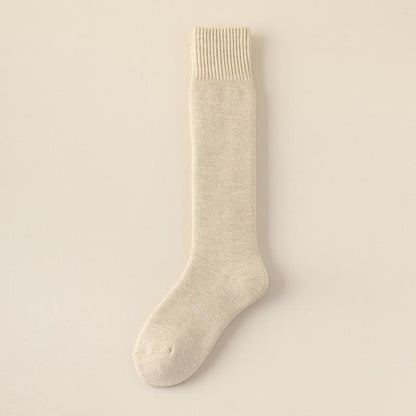 Chaussettes hautes chaudes en cachemire - Abricot - EU39-44(US6-10) - image 16