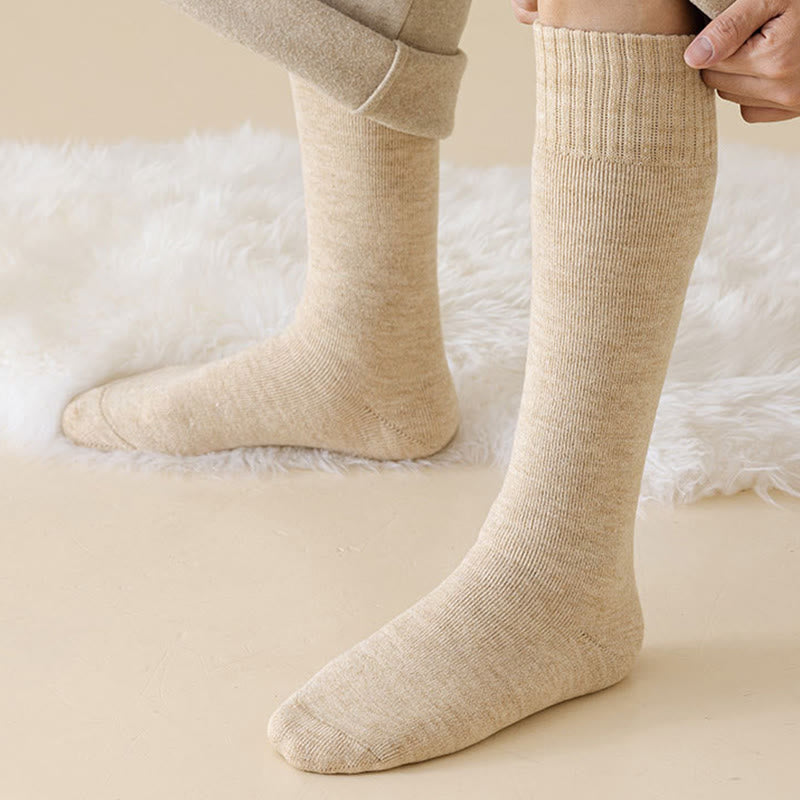 Chaussettes hautes chaudes en cachemire - image 3