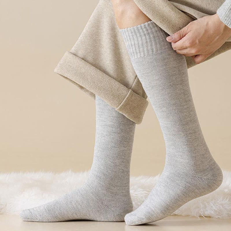 Chaussettes hautes chaudes en cachemire - image 8