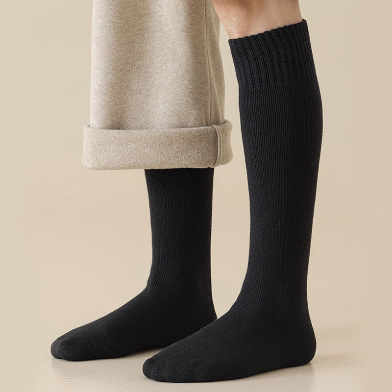 Chaussettes hautes chaudes en cachemire - image 6