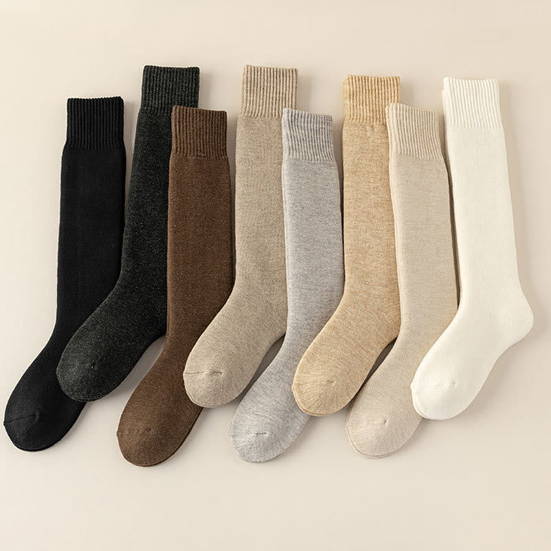 Chaussettes hautes chaudes en cachemire - image 12