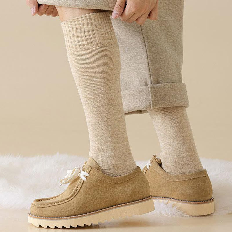 Chaussettes hautes chaudes en cachemire - image 4