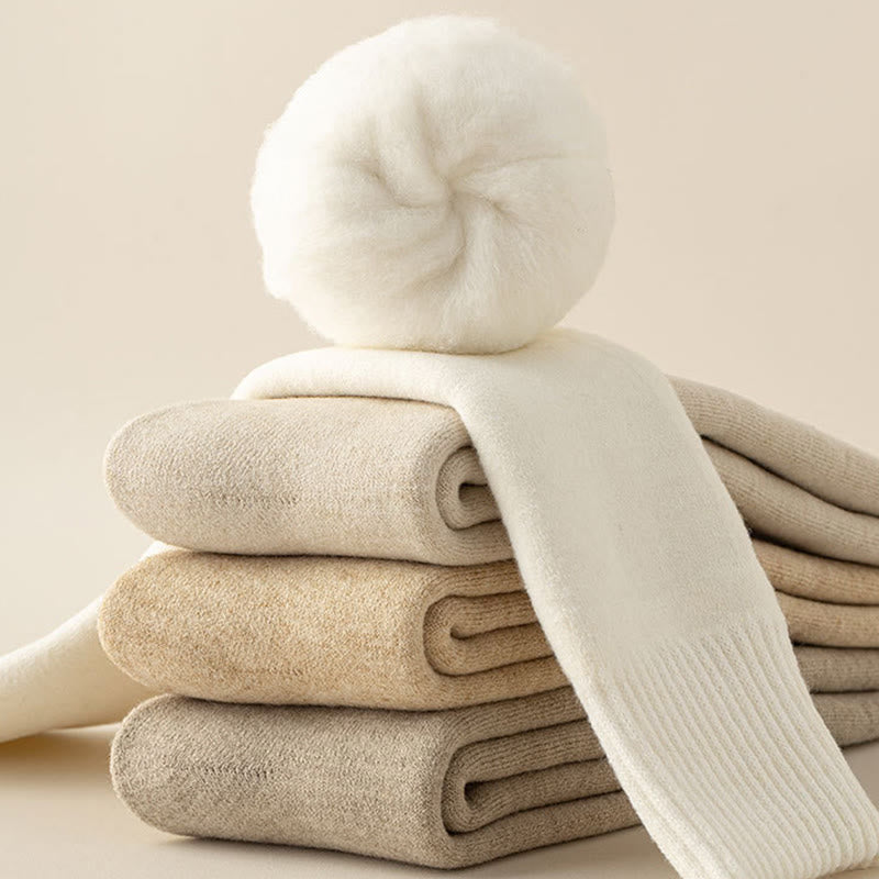 Chaussettes hautes chaudes en cachemire - image 11