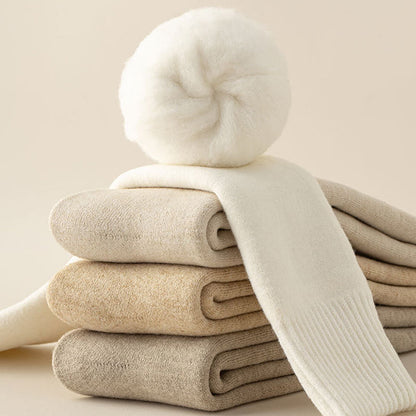 Chaussettes hautes chaudes en cachemire - image 11