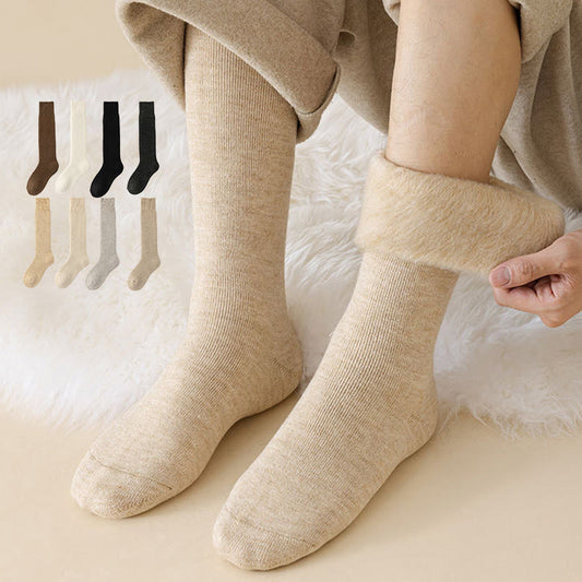 Chaussettes hautes chaudes en cachemire - image 0