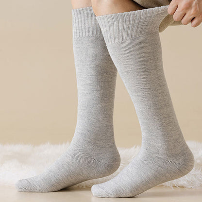 Chaussettes hautes chaudes en cachemire - image 9