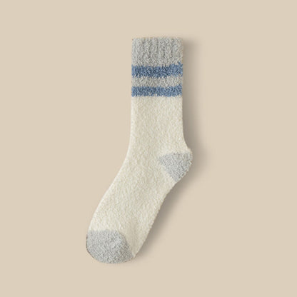 Chaussettes d'hiver en polaire (7 paires) - Blanc - EU39-44(US6-10) - image 17